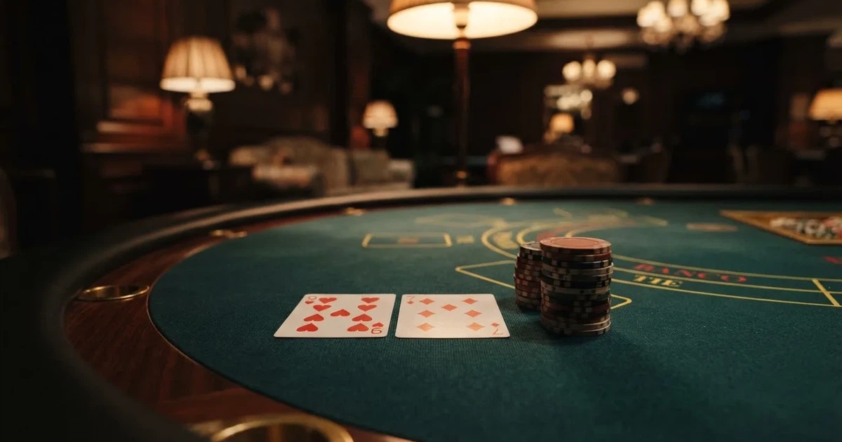 Färgglada bollar snurrar i en glaskupol i en lottomaskin, mjukt ljus speglas på kupolen — casinon med baccarat i sverige
