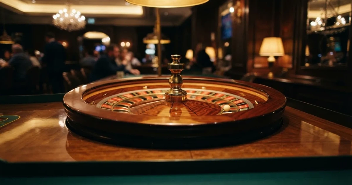 Ett roulettehjul snurrar på ett blankt träbord, den vita kulan glimmar i takljusets guld — svenska nätcasinon